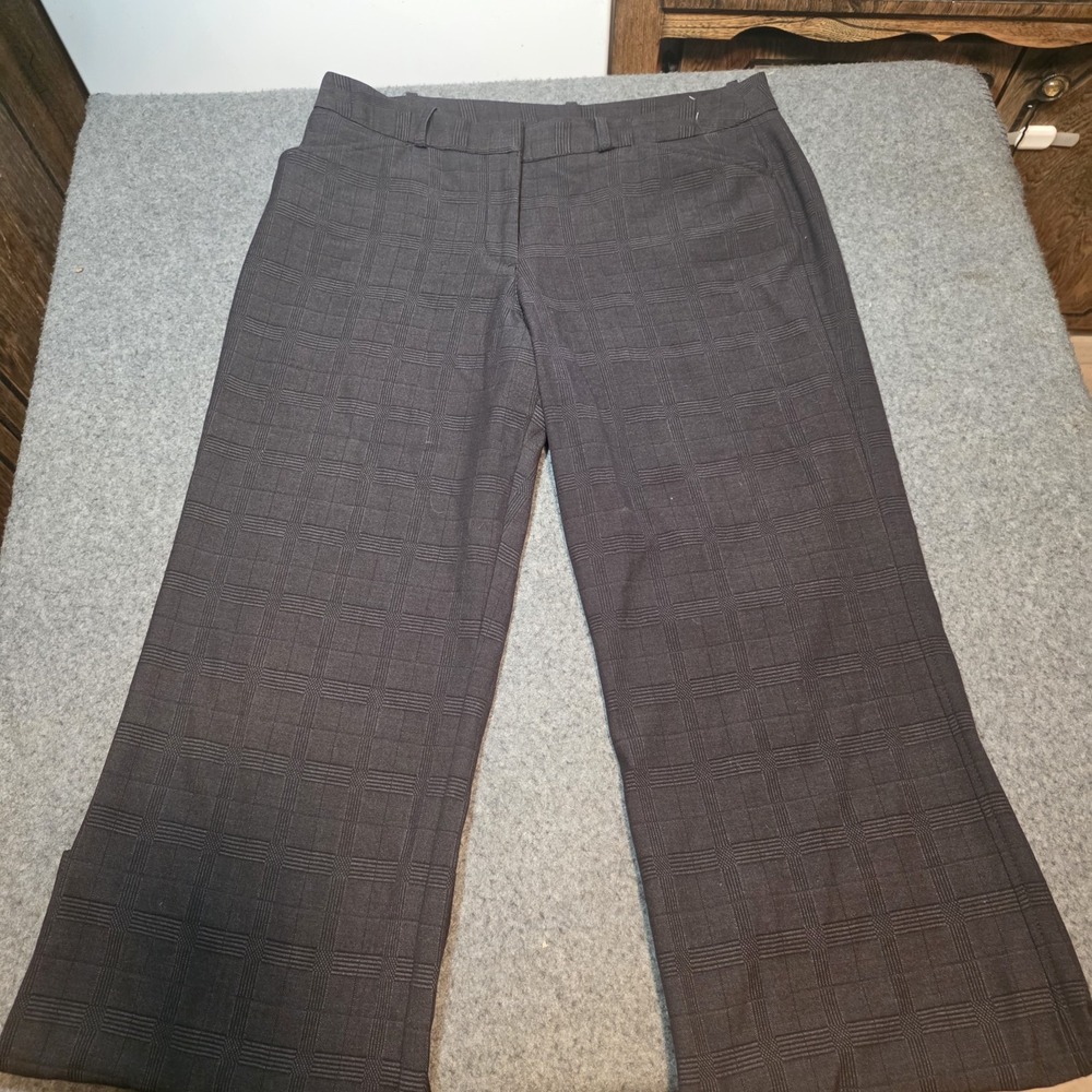Worthington Petite Modern Fit Plaid Trousers Size 12p